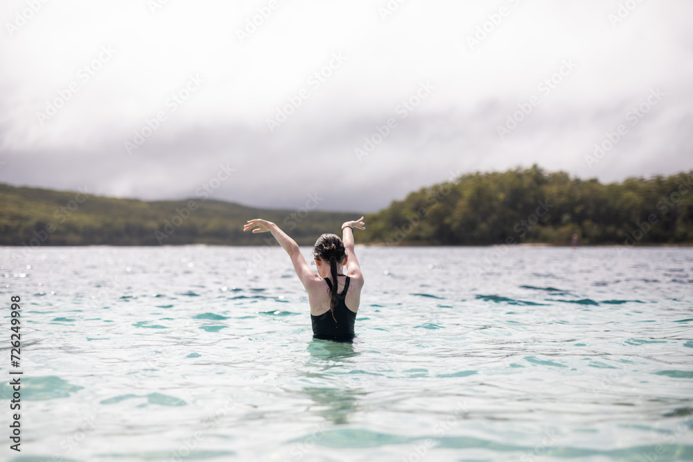 Fototapeta premium Into the lake