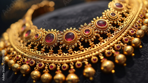 Gold jewelry luxury necklace