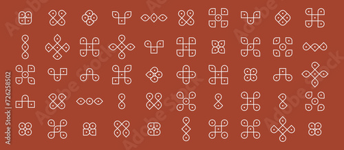 creative geometric art pattern background.