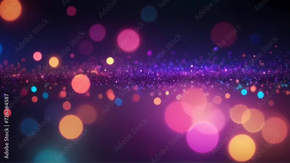 abstract background with bokeh - obrazy, fototapety, plakaty 
