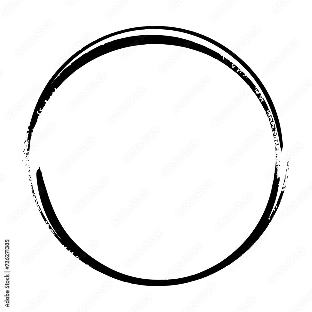 Circle frame icon, grunge element border background shape template for decorative doodle for design illustration Circle frame icon, grunge element border background shape template for decorative doodle for design illustration