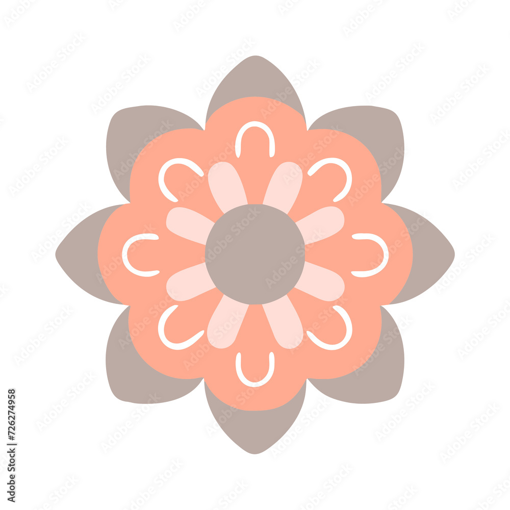 Beautiful flower shape design for various decorations. Beautiful flower shape design for various decorations.