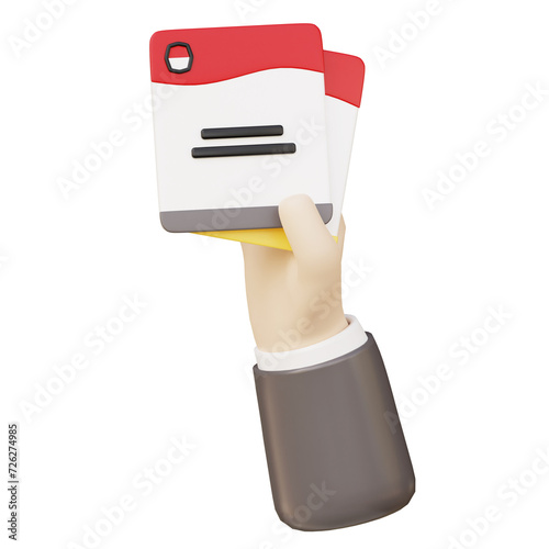 Indonesian Election Day Voting 3D Illustration photo
