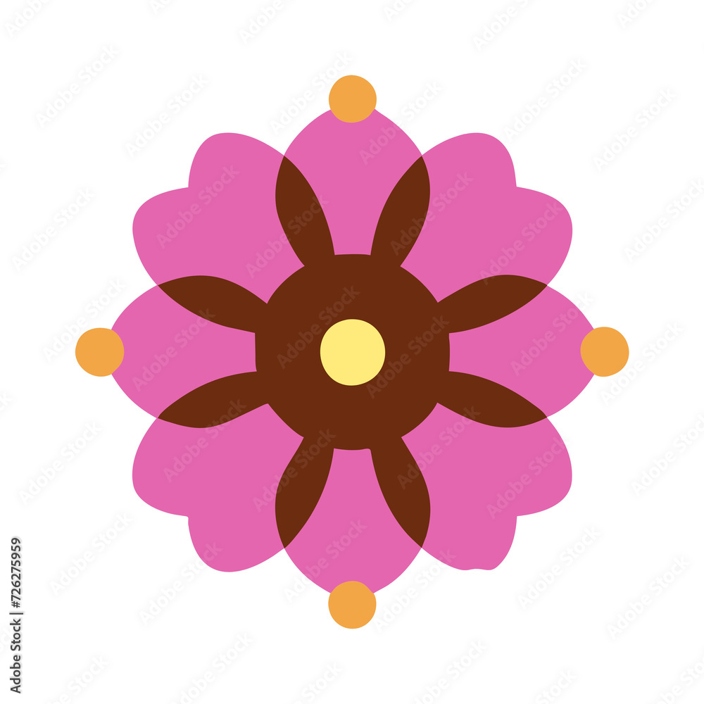 Beautiful flower shape design for various decorations. Beautiful flower shape design for various decorations.