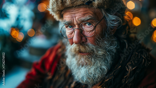 portrait of Santa Claus