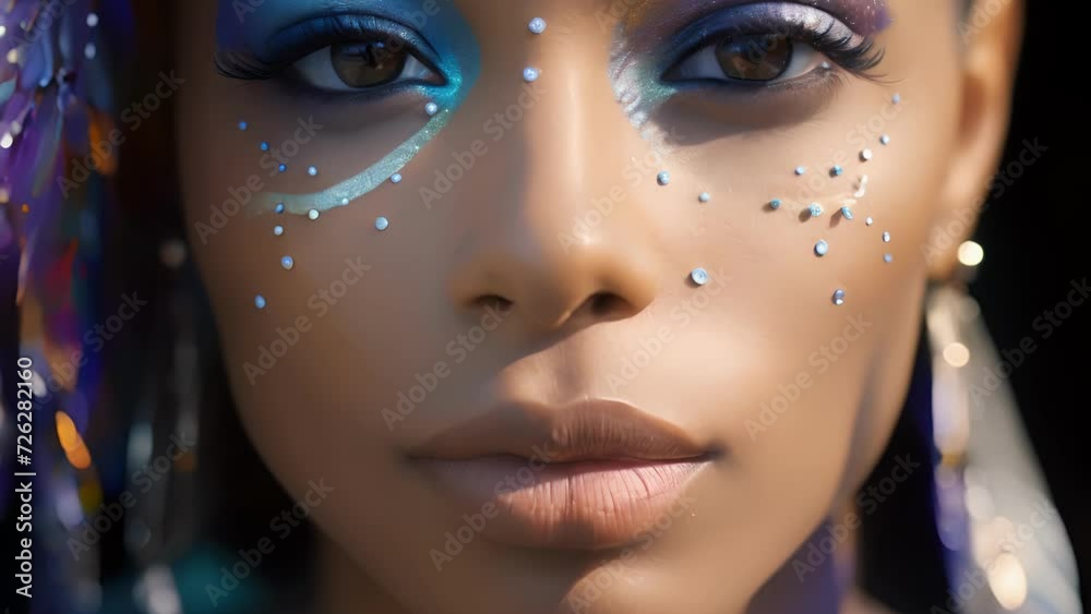 A young transgender woman, her eyes sparkling with hope. She represents the LGBTQ+ communitys ongoing struggle to gain and maintain their voting rights in an often hostile societal environment. A young transgender woman, her eyes sparkling with hope. She represents the LGBTQ+ communitys ongoing struggle to gain and maintain their voting rights in an often hostile societal environment.
