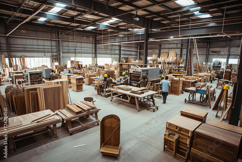 Terrakol capture the interior of a furniture manufacturing work. photo