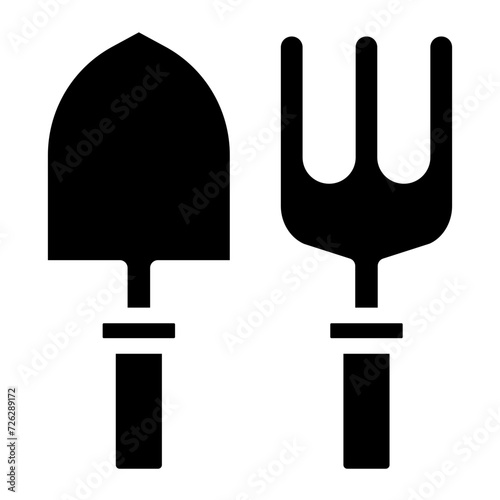 Gardening spoon fork trowel