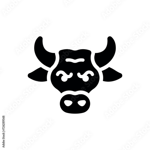 bull icon vector illustration