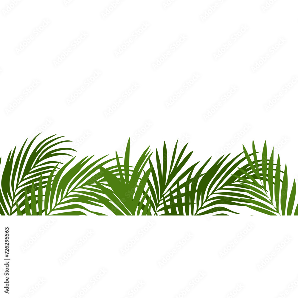 Summer Palm Tree Footer Summer Palm Tree Footer