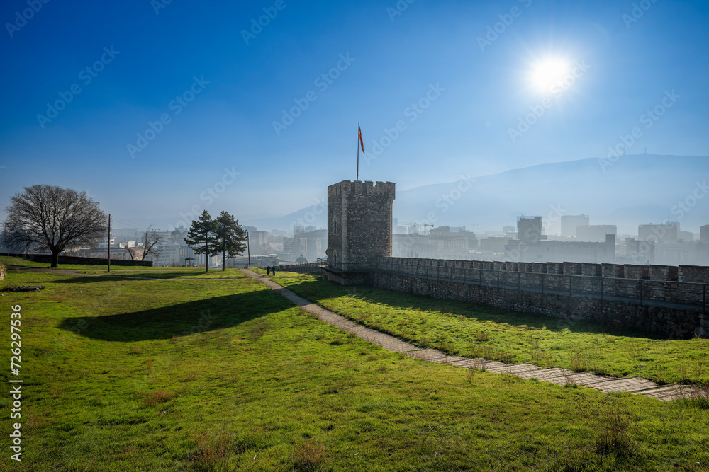 Fortress Kale in Skopje, North Macedonia