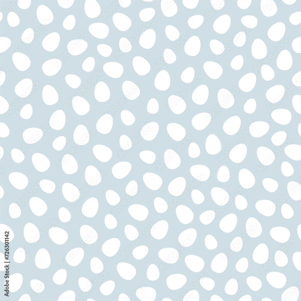 Seamless easter pattern with eggs. Vector flat illustration for wallpapers, wrapping, textiles.