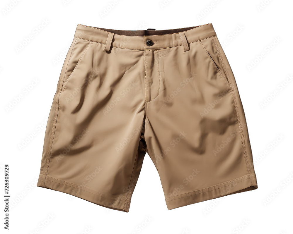 A photo of a men clothing Shorts isolated on white background A photo of a men clothing Shorts isolated on white background