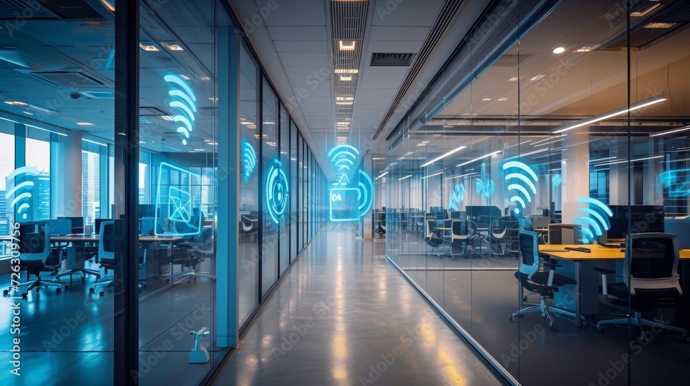 Digital Office Space: The Realm of Wireless Signs