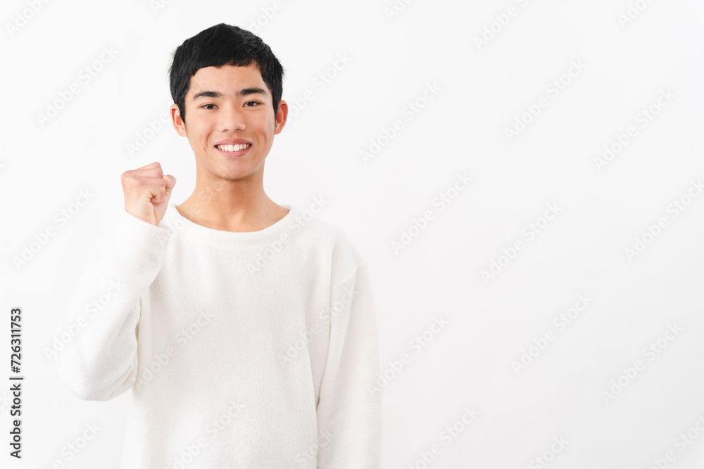 私服姿の中学生の男性 ライフスタイルイメージ 私服姿の中学生の男性 ライフスタイルイメージ