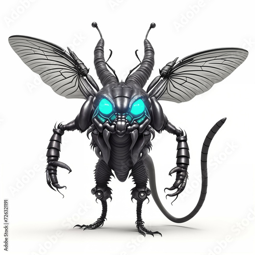Insectlike Monster with hor...
