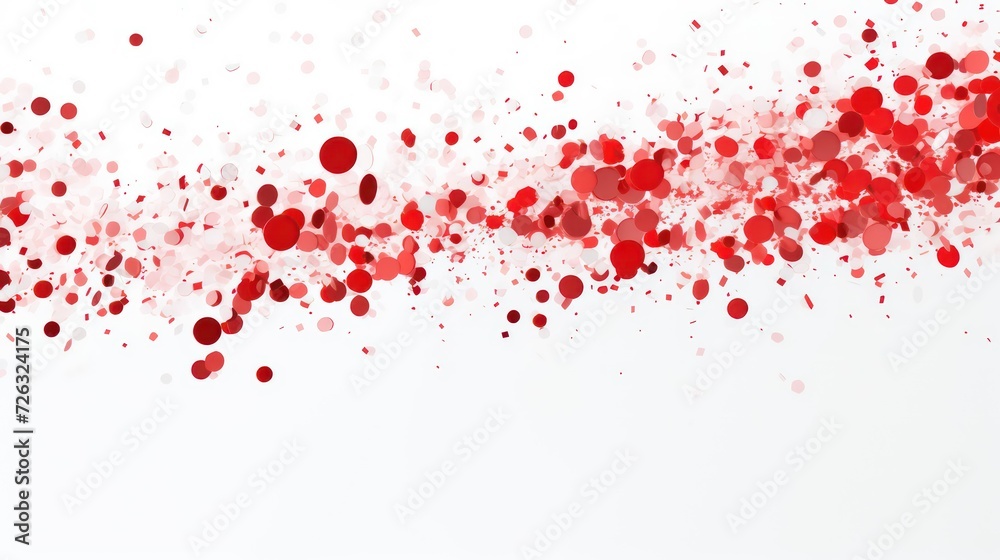 blood splash on a white background