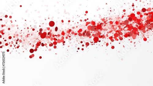 blood splash on a white background