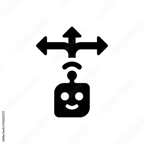 arrows icon vector illustration