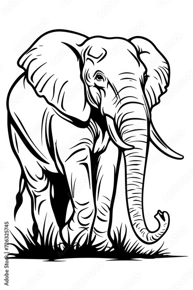 Coloring Pages Elephants