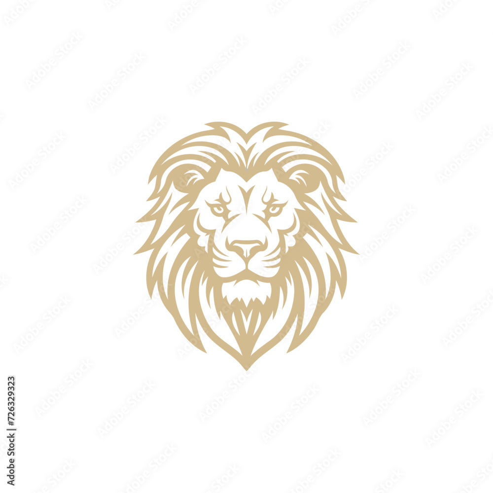 lion head logo template vector icon
lion head logo template vector icon