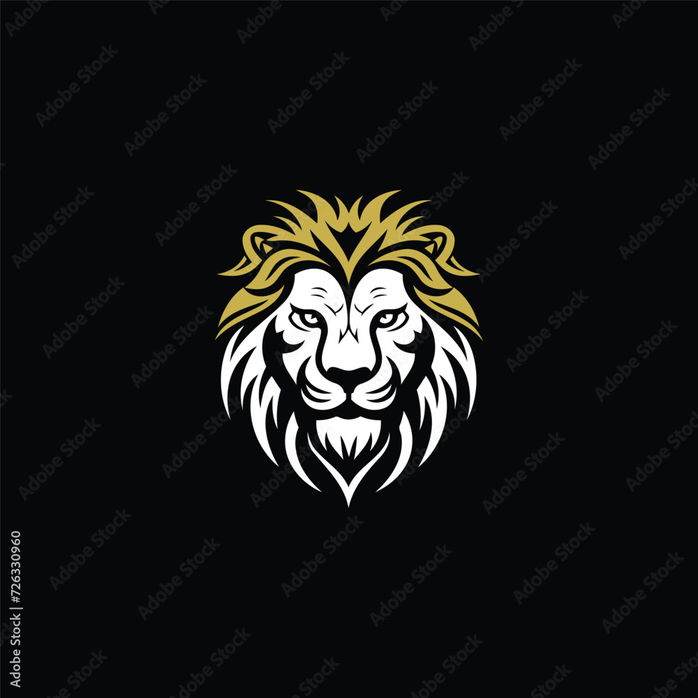 lion head logo template vector icon
lion head logo template vector icon