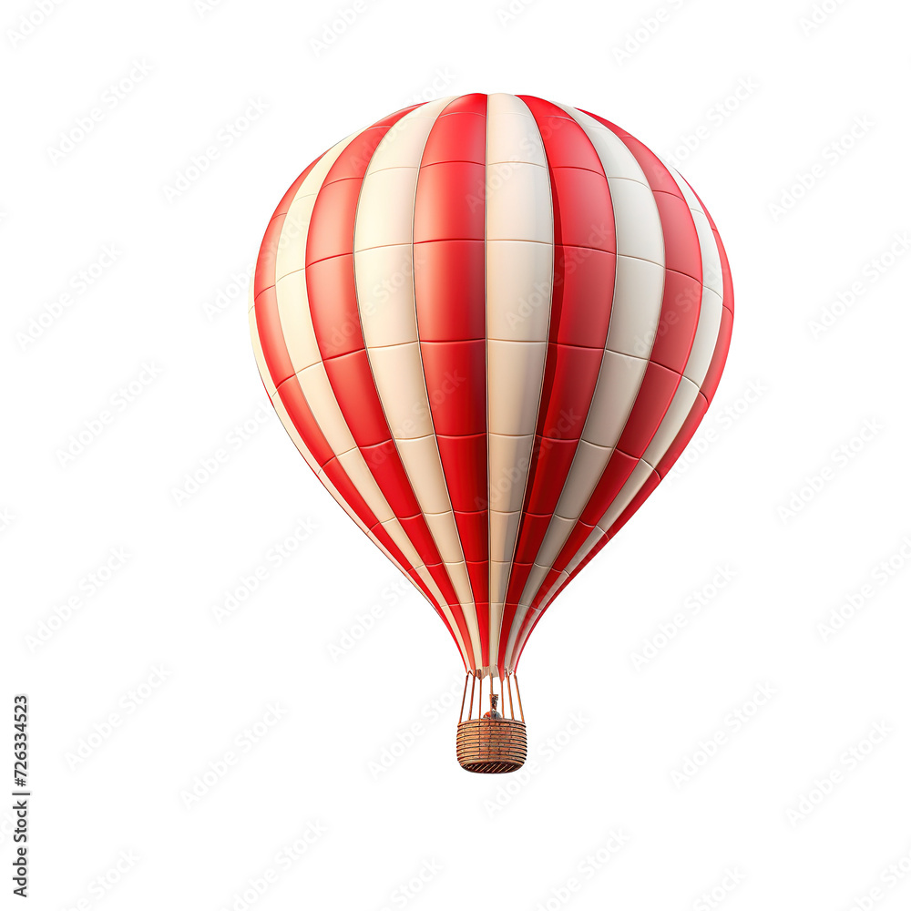 Naklejka premium colorful hot ballon air png