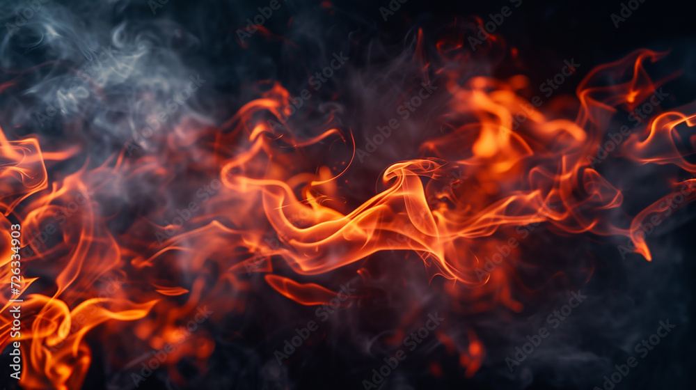 Fire background. 