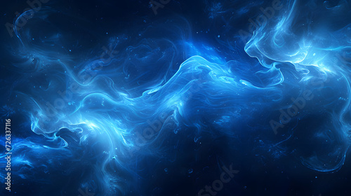Abstract blue shapeless background wallpaper, business future technology concept © BeautyStock