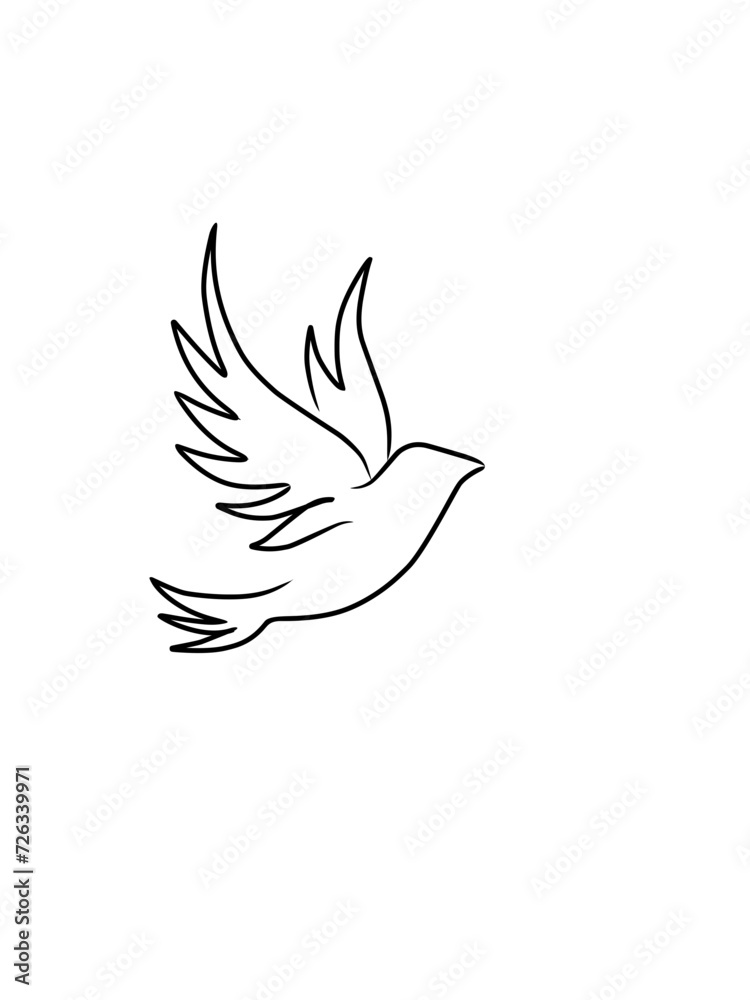 Obraz premium illustration of a bird