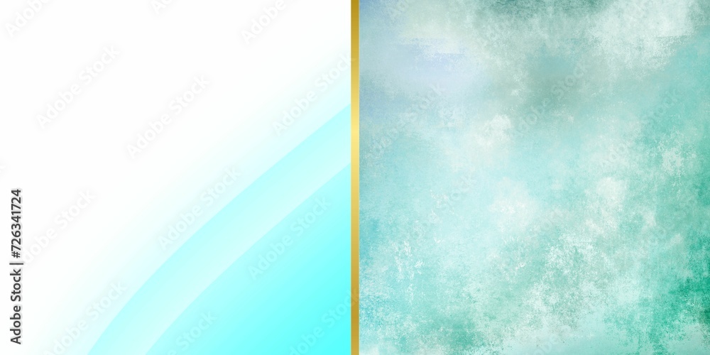 Beautiful turquoise abstract background. Cyan neutral backdrop for presentation design. Blue base for website, print, basis for banners