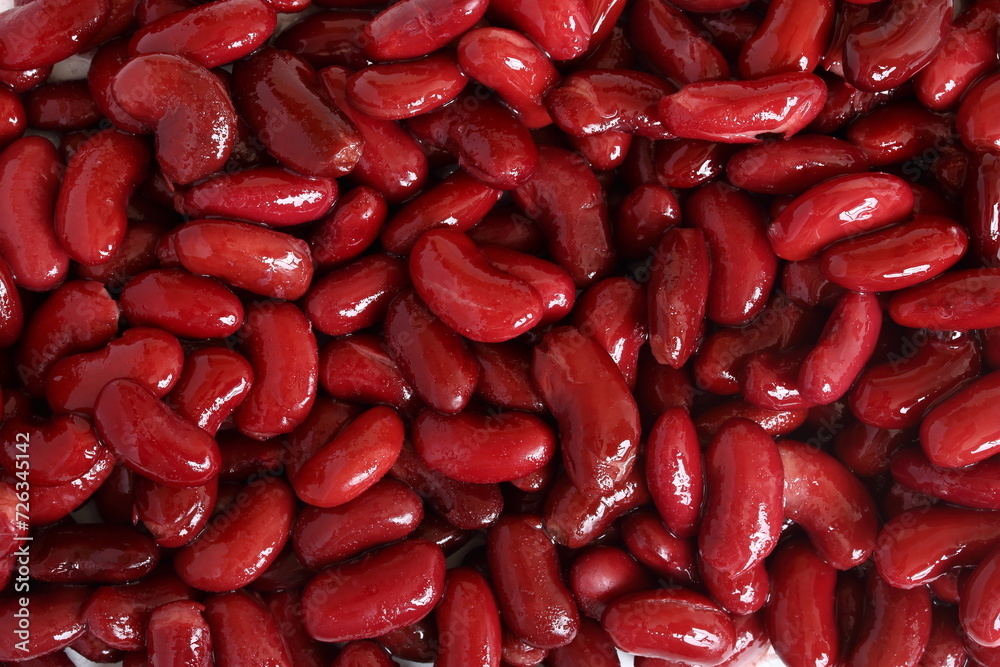 Kidneybohen, Makro Aufnahme