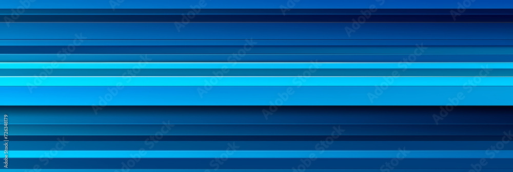 Abstract blue horizontal lines background with gradient design