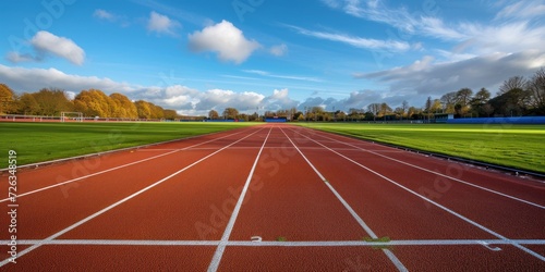 Running Track in Field