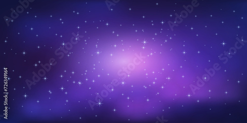 Abstract Starry Sky - Holliday, Christmas Background Design