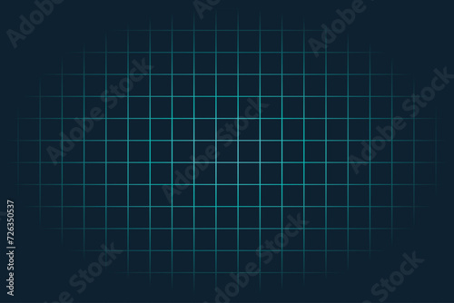 Blue grid lines on dark background