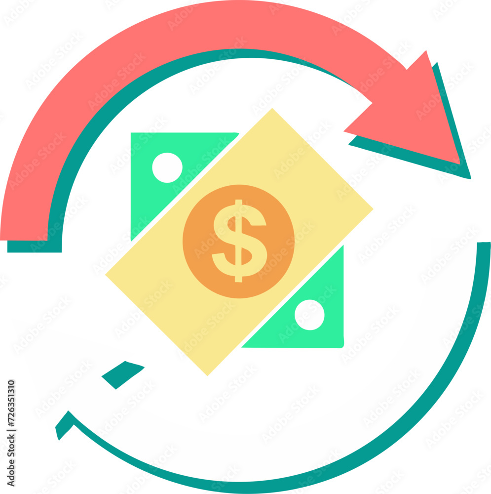 Cash back offer banner, cash back icon design Cash back offer banner, cash back icon design