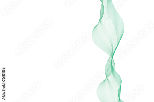 Green vertical wavy lines background