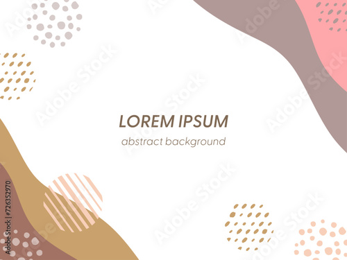 流体シェイプの抽象的なバックグラウンドデザイン