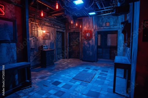 An immersive escape room with themed puzzles, teamwork challenges, and a thrilling storyline photo