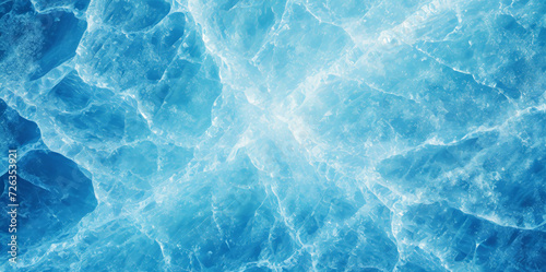 Winter frost patterns on glass.