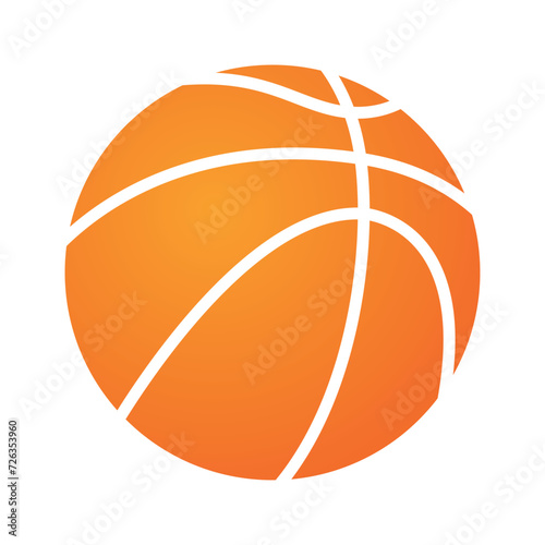 Basketball orange gradient © byMechul