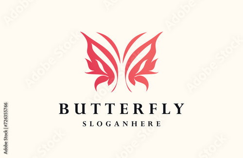 Butterfly Logo Icon Design Vector . Butterfly Logo .