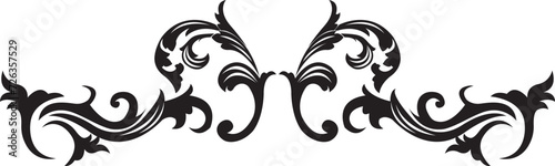 The  Filigree vintage  elements for decor graphic design.
