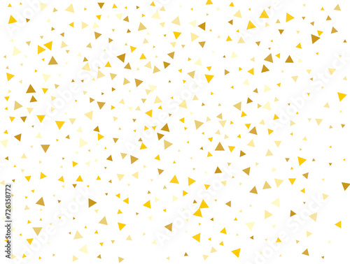 treugol_002Wedding Golden Triangular Confetti Background. Vector illustration