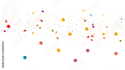confetti isolated on transparent background Remove png, Clipping Path, pen tool, white photo