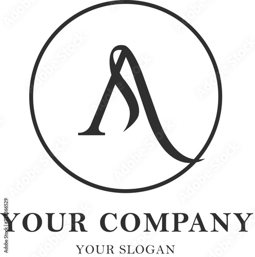 Company Logo Design letter of the alphabet a