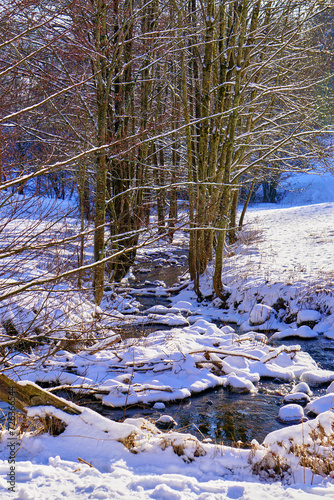 river in winter