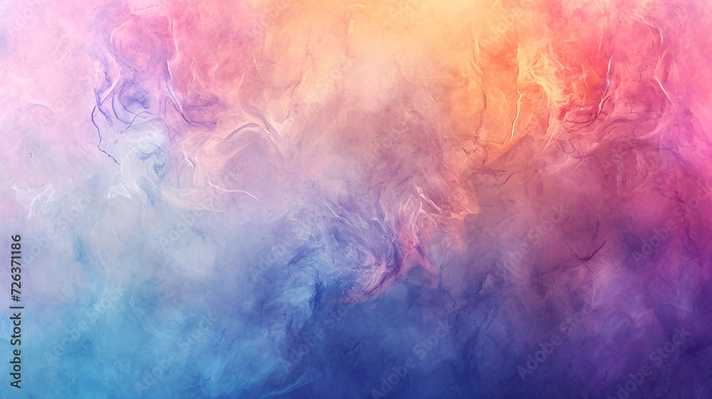 A dynamic and colorful abstract art piece featuring vibrant pink and blue smoke swirls, creating a mesmerizing visual effect.