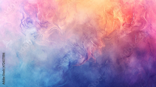 A dynamic and colorful abstract art piece featuring vibrant pink and blue smoke swirls, creating a mesmerizing visual effect.